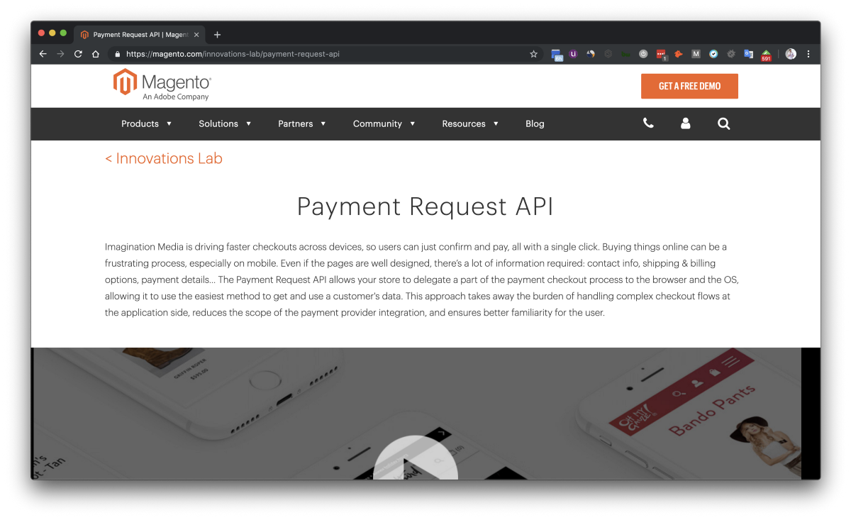 ? Apresentando minha Innovation Labs no stand da Magento
