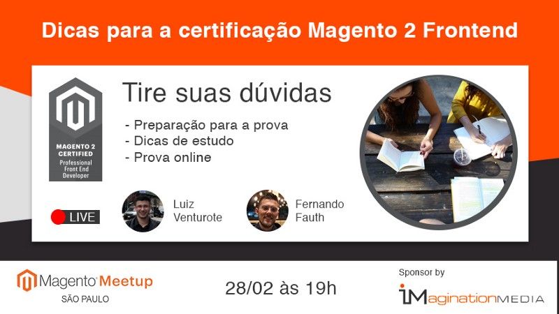 Webinar: Dicas para a certificação Magento 2 Professional Frontend Developer